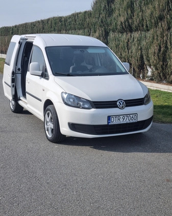 Volkswagen Caddy cena 42900 przebieg: 186000, rok produkcji 2015 z Żmigród małe 154